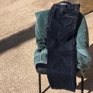 Make Your Own Jeans Morgan selvedge used conditions indigo blue Final Markdow